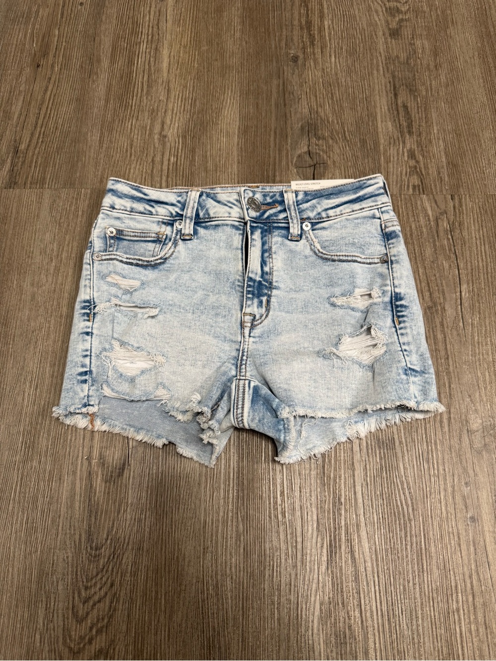 American Eagle Hi-Rise Shortie Shorts Next Level Stretch Women’s Size 4 NWT